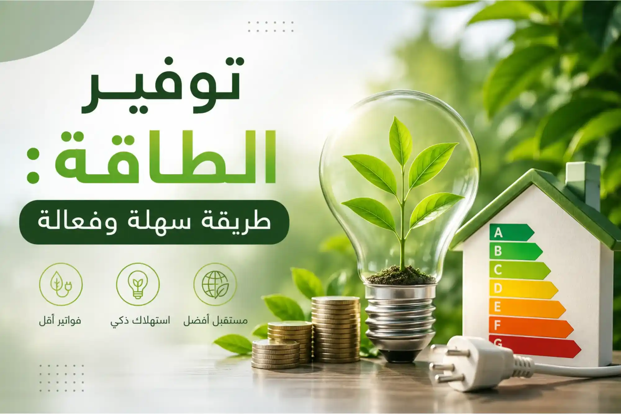 توفير الطاقة طريقة سهلة وفعالة